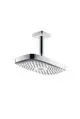 Hansgrohe-HG-Kopfbrause-Raindance-Select-E-300-Air-2jet-300x160mm-Deckenmontage-weiss-chr-27384400 gallery number 1
